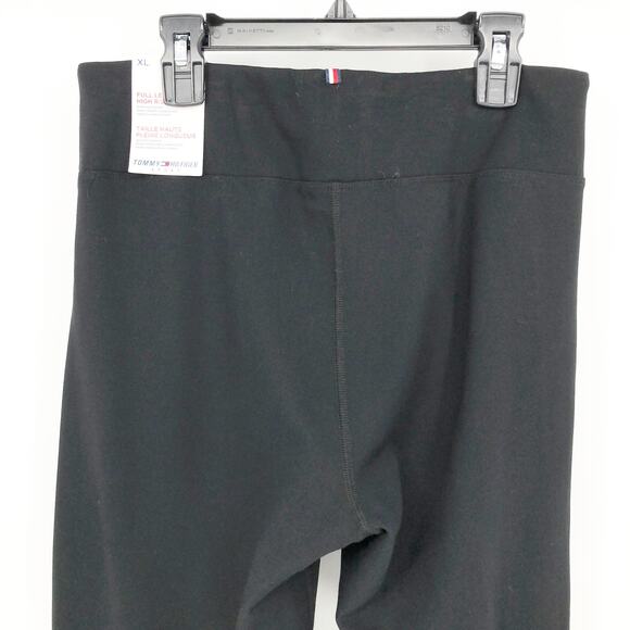 TOMMY HILFIGER SPORT Womens Athletic Leggings US XL Black High-Rise NWT - Picture 8 of 12